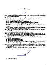 33 Đề tự luyện môn Vật lí Lớp 7